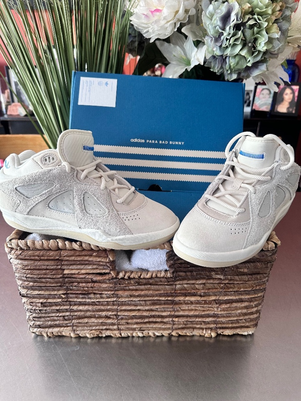 Bad Bunny x adidas BadBo 1.0 Resilience White KJ1468 Size  7 1/2 W or 6 1/2 M